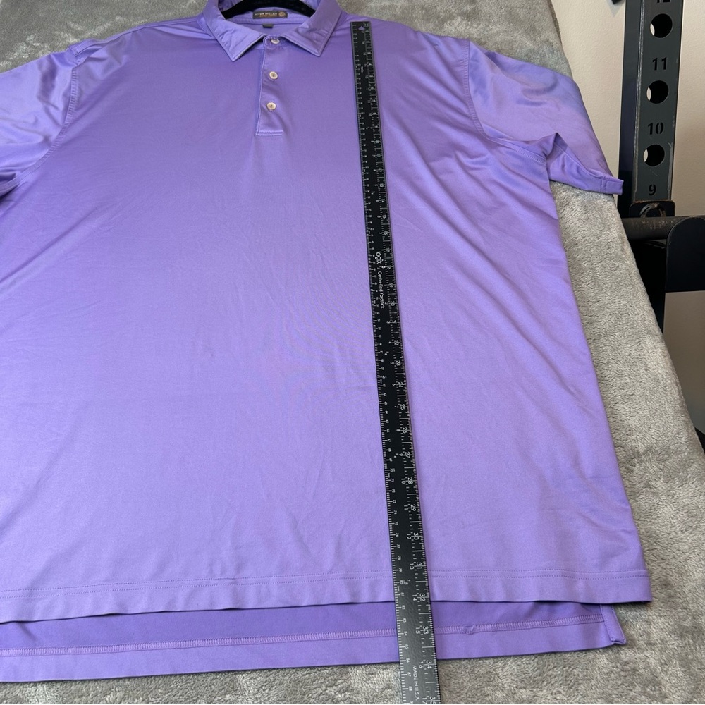 Peter Millar Summer Comfort Golf Polo Shirt Men's 2XL Purple - Picture 11 of 16